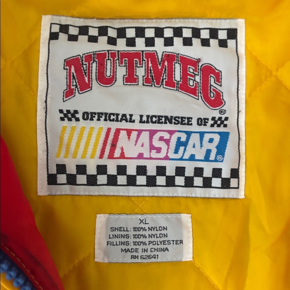 Nascar Blue and Yellow Jacket - Picture 3 of 12